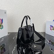 PRADA | Black Galleria brushed leather small bag - 1BA896 - 24x17x11cm - 4