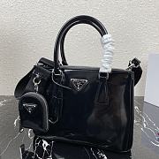 PRADA | Black Galleria brushed leather small bag - 1BA896 - 24x17x11cm - 5