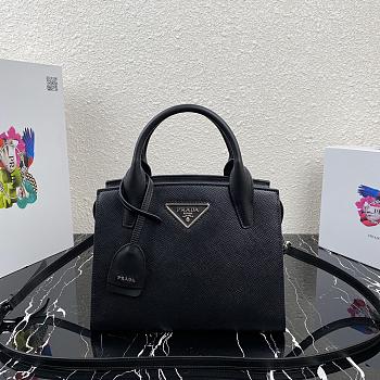 PRADA | Medium Black Saffiano leather bag - 1BA297 - 26x20x13.5cm