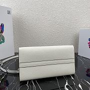 PRADA | Medium White Saffiano leather bag - 1BA297 - 26x20x13.5cm - 3