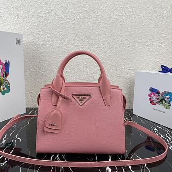 PRADA | Medium Pink Saffiano leather bag - 1BA297 - 26x20x13.5cm