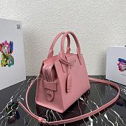 PRADA | Medium Pink Saffiano leather bag - 1BA297 - 26x20x13.5cm - 5