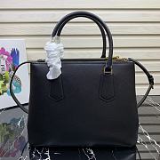 PRADA | Black Medium Galleria Saffiano leather bag - 1BA232 - 31×22.5×13.5cm - 5