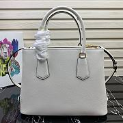 PRADA | White Medium Galleria Saffiano leather bag - 1BA232 - 31×22.5×13.5cm - 4