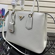 PRADA | White Medium Galleria Saffiano leather bag - 1BA232 - 31×22.5×13.5cm - 3