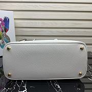 PRADA | White Medium Galleria Saffiano leather bag - 1BA232 - 31×22.5×13.5cm - 2