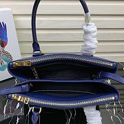 PRADA | Blue Medium Galleria Saffiano leather bag - 1BA232 - 31×22.5×13.5cm - 5