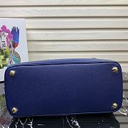 PRADA | Blue Medium Galleria Saffiano leather bag - 1BA232 - 31×22.5×13.5cm - 4