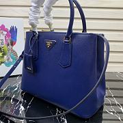 PRADA | Blue Medium Galleria Saffiano leather bag - 1BA232 - 31×22.5×13.5cm - 2