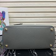 PRADA | Grey Medium Galleria Saffiano leather bag - 1BA232 - 31×22.5×13.5cm - 3