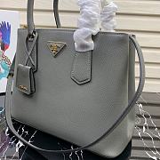 PRADA | Grey Medium Galleria Saffiano leather bag - 1BA232 - 31×22.5×13.5cm - 2