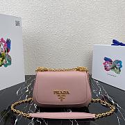 PRADA | Pink Saffiano leather shoulder bag - 1BD275 - 22x14x6.5cm - 1
