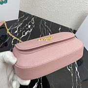 PRADA | Pink Saffiano leather shoulder bag - 1BD275 - 22x14x6.5cm - 5