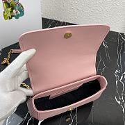 PRADA | Pink Saffiano leather shoulder bag - 1BD275 - 22x14x6.5cm - 4