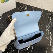 PRADA | Blue Saffiano leather shoulder bag - 1BD275 - 22x14x6.5cm - 4