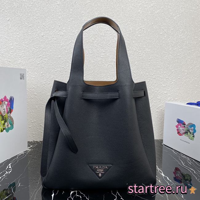 PRADA | Black Leather tote - 1BG339 - 35x34x16cm - 1