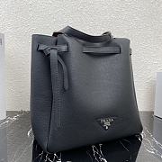 PRADA | Black Leather tote - 1BG339 - 35x34x16cm - 2