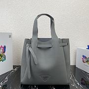 PRADA | Gray Leather tote - 1BG339 - 35x34x16cm - 1