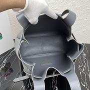 PRADA | Gray Leather tote - 1BG339 - 35x34x16cm - 3