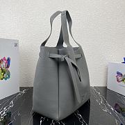 PRADA | Gray Leather tote - 1BG339 - 35x34x16cm - 5