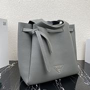 PRADA | Gray Leather tote - 1BG339 - 35x34x16cm - 6