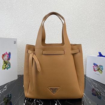 PRADA | Brown Leather tote - 1BG339 - 35x34x16cm