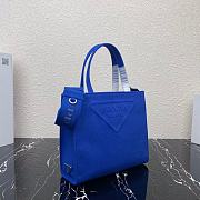 PRADA | Bue Drill tote bag - 1BG382 - 26x23.5x9cm - 3