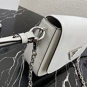 PRADA | White Nylon and leather shoulder bag - 1BD263 - 21x16x6.5cm - 2