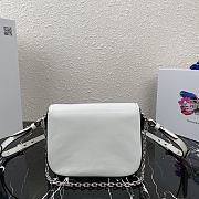 PRADA | White Nylon and leather shoulder bag - 1BD263 - 21x16x6.5cm - 6