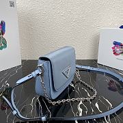 PRADA | Blue Nylon and leather shoulder bag - 1BD263 - 21x16x6.5cm - 4