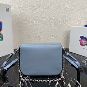 PRADA | Blue Nylon and leather shoulder bag - 1BD263 - 21x16x6.5cm - 6