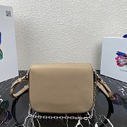 PRADA | Beige Nylon and leather shoulder bag - 1BD263 - 21x16x6.5cm - 6