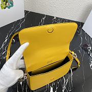 PRADA | Yellow Nylon and leather shoulder bag - 1BD263 - 21x16x6.5cm - 3