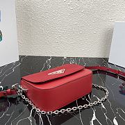PRADA | Red Nylon and leather shoulder bag - 1BD263 - 21x16x6.5cm - 5