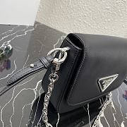 PRADA | Black Nylon and leather shoulder bag - 1BD263 - 21x16x6.5cm - 2