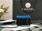 CHANEL | Plexi Mini Blue Evening Bag - AS2534 - 8 × 12 × 5 cm - 3
