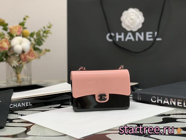 CHANEL | Plexi Mini Pink Evening Bag - AS2534 - 8 × 12 × 5 cm - 1