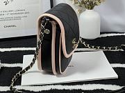 CHANEL | Mini Black/Pink Messenger Bag - AS2540 - 18x10.5x5cm - 3