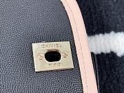 CHANEL | Mini Black/Pink Messenger Bag - AS2540 - 18x10.5x5cm - 6