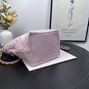 CHANEL | Pink Hobo Bag - AS2480 - 15x12.5x18cm - 6