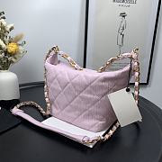 CHANEL | Pink Hobo Bag - AS2480 - 15x12.5x18cm - 5