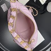 CHANEL | Pink Hobo Bag - AS2480 - 15x12.5x18cm - 4