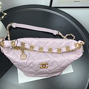 CHANEL | Pink Hobo Bag - AS2480 - 15x12.5x18cm - 3