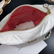 CHANEL | White Hobo Bag - AS2480 - 15x12.5x18cm - 3