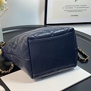 CHANEL | Blue Hobo Bag - AS2480 - 15x12.5x18cm - 5