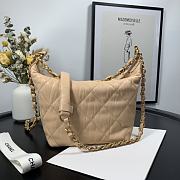 CHANEL | Beige Hobo Bag - AS2480 - 15x12.5x18cm - 6