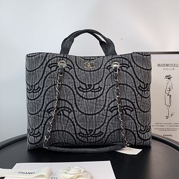 CHANEL | Shopping Bag Grey - AS2366 - 38cm