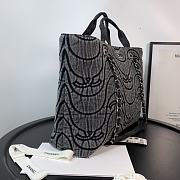 CHANEL | Shopping Bag Grey - AS2366 - 38cm - 4