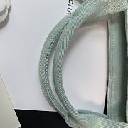 CHANEL | Shopping Denim Bag Mint - AS2366 - 38cm - 5