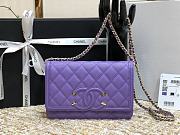 CHANEL | CC Filigree WOC Purple - A84451 - 19.5x12x3.5cm - 1